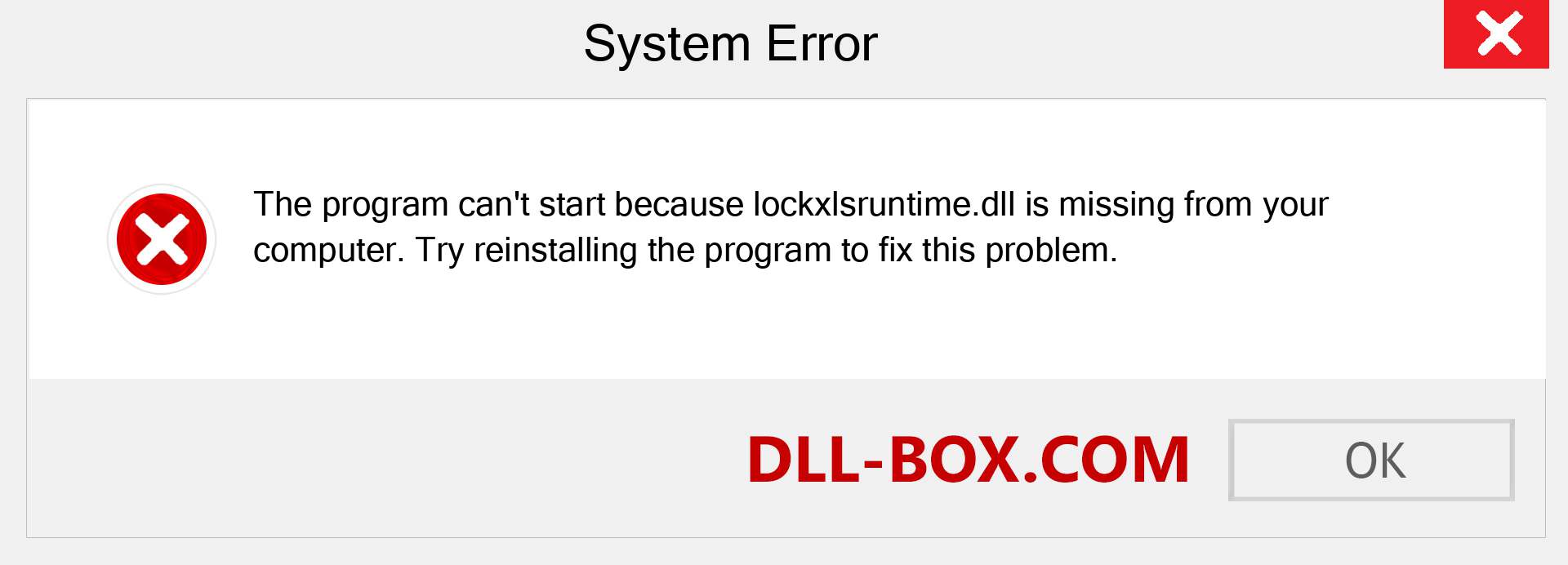  lockxlsruntime.dll file is missing?. Download for Windows 7, 8, 10 - Fix  lockxlsruntime dll Missing Error on Windows, photos, images